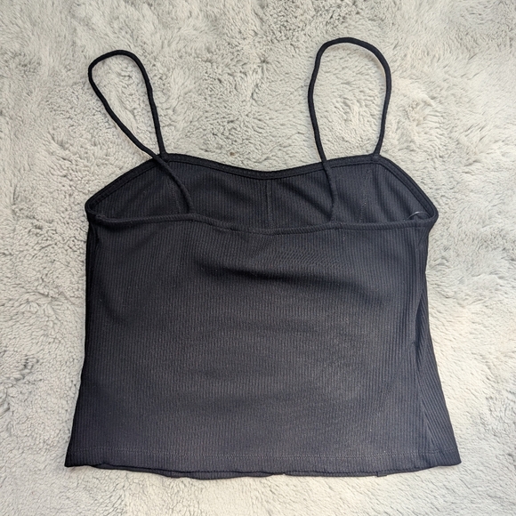 Maeve by Anthropologie Black Spaghetti Strap Tank Top | Size Large - Picture 5 of 8